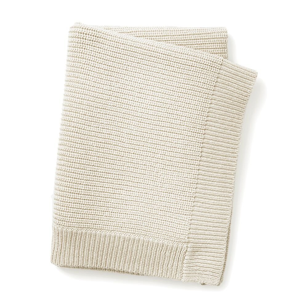 Elodie Details - Wool Knitted Blanket - Vanilla White