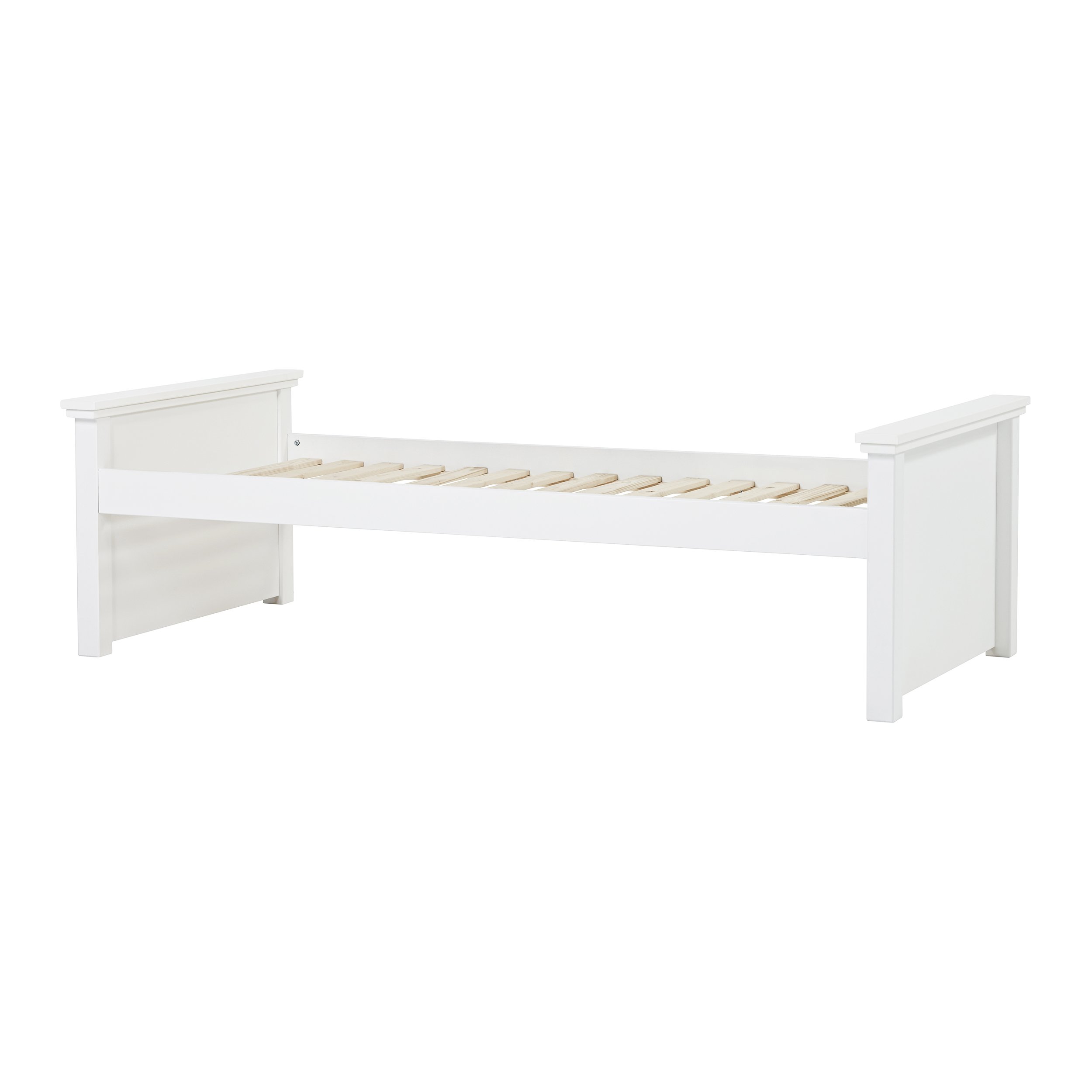 Hoppekids - MAJA DELUXE Junior bed w. 2 Medium Bed ends 90x200cm - White