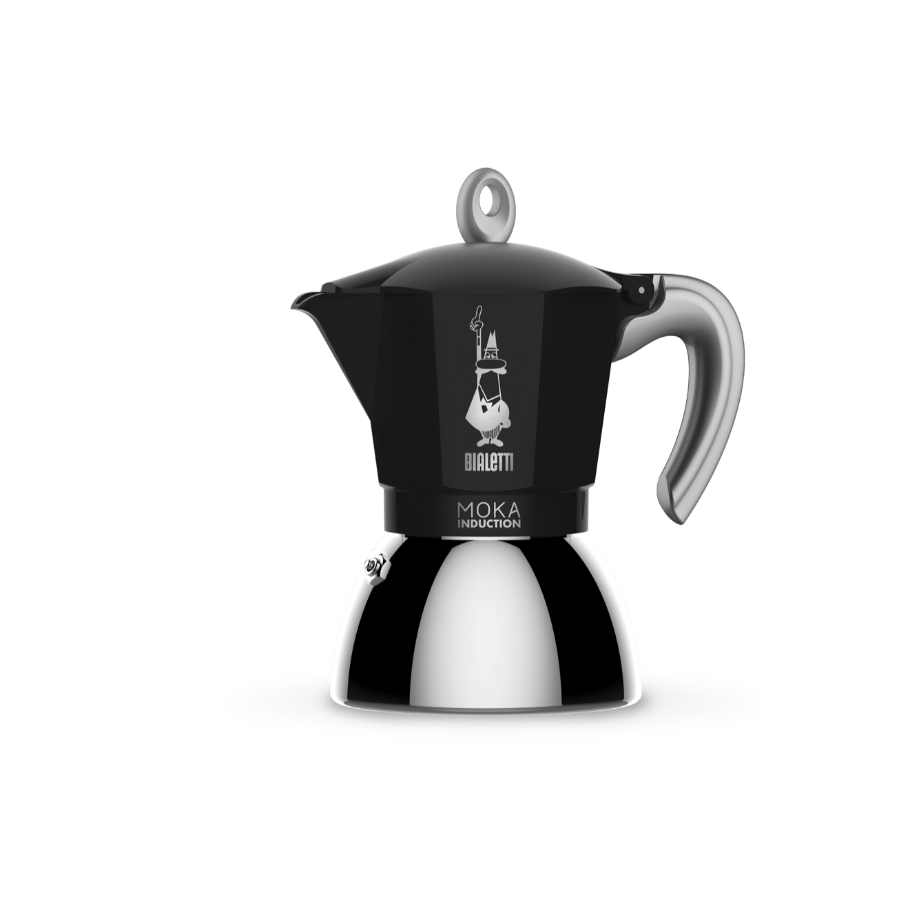 Bialetti - Moka Induction Edition 2.0 - 4 Cups - Black (6934)