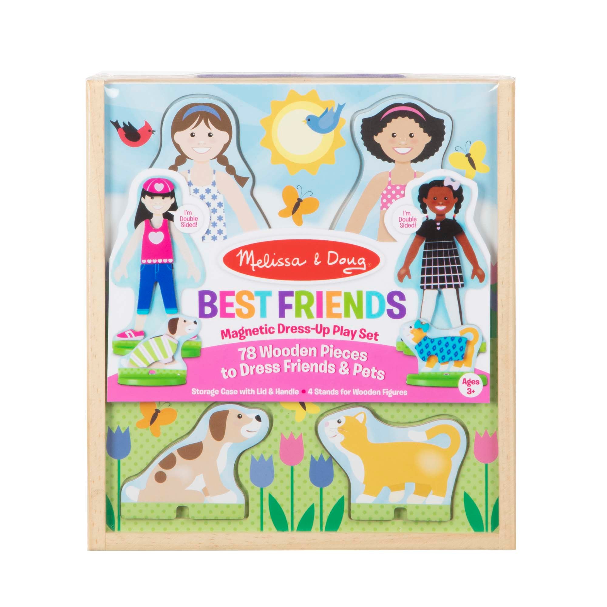 Melissa & Doug - Best Friends Magnetic Dress-Up Play Set (19314)