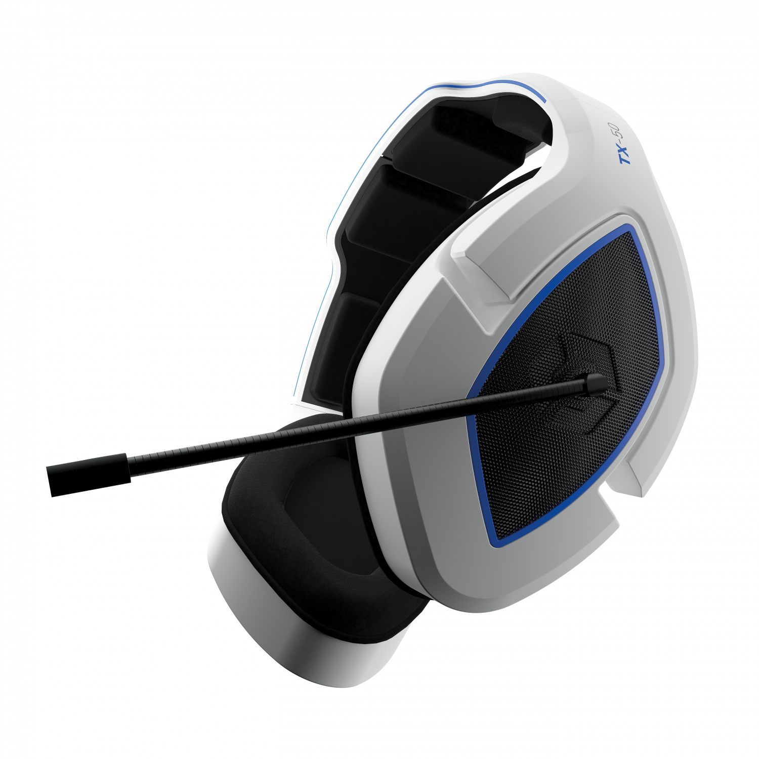 TX-50 Wireless RF Stereo Gaming Headset (White/Blue) (Uni)