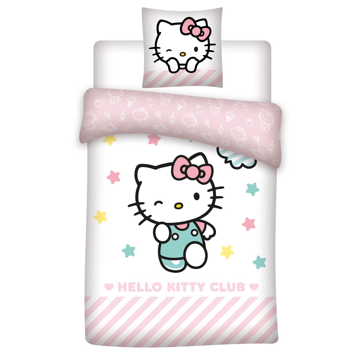Bed Linen - Adult size 140x200 cm - Hello Kitty (1000115)