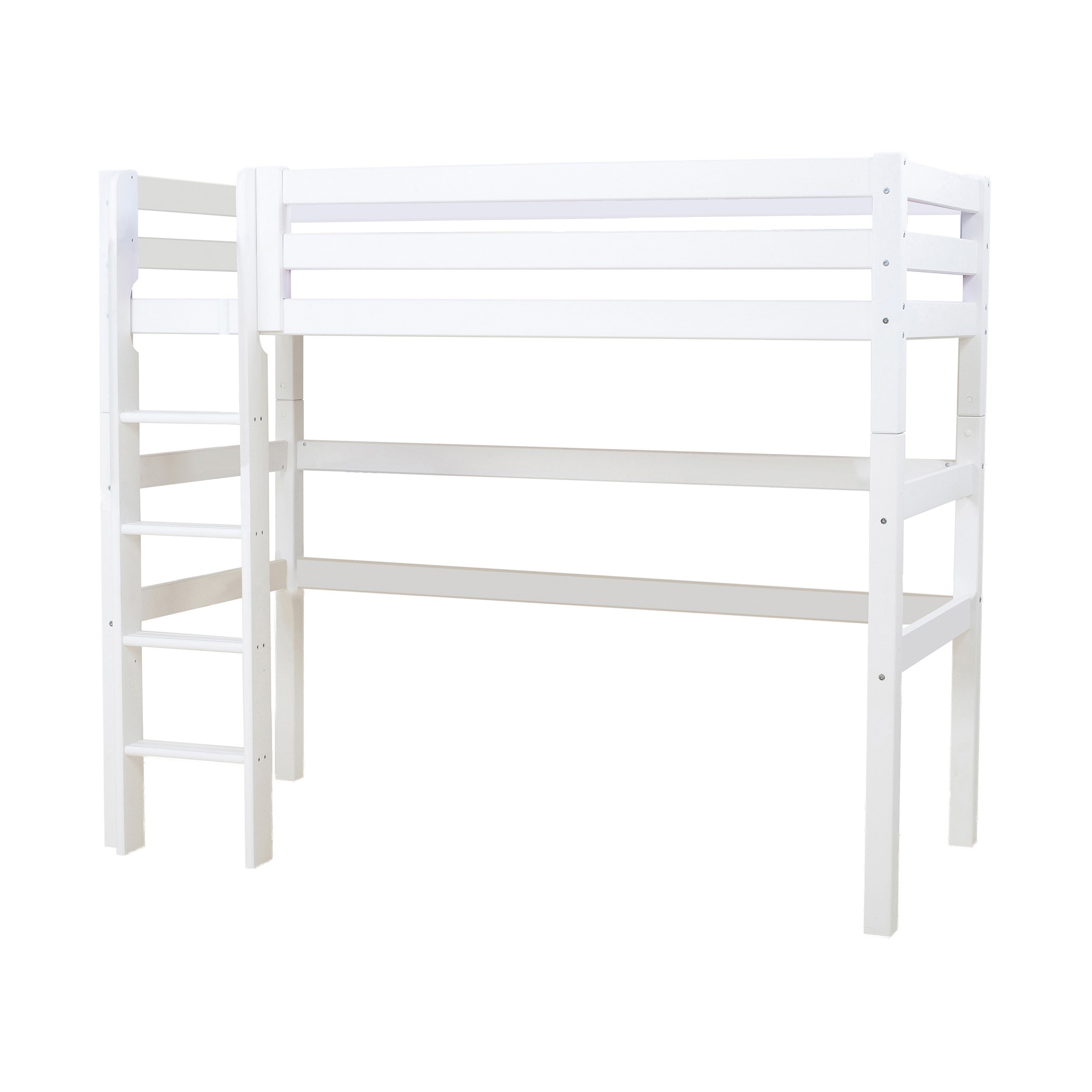 Hoppekids - PREMIUM High Sleeper 90x200cm - White