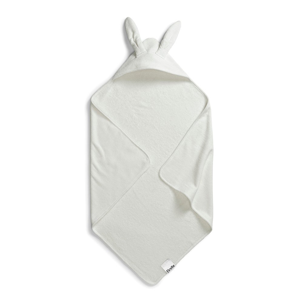 Elodie Details - Hooded BathTowel - Vanilla White Bunny