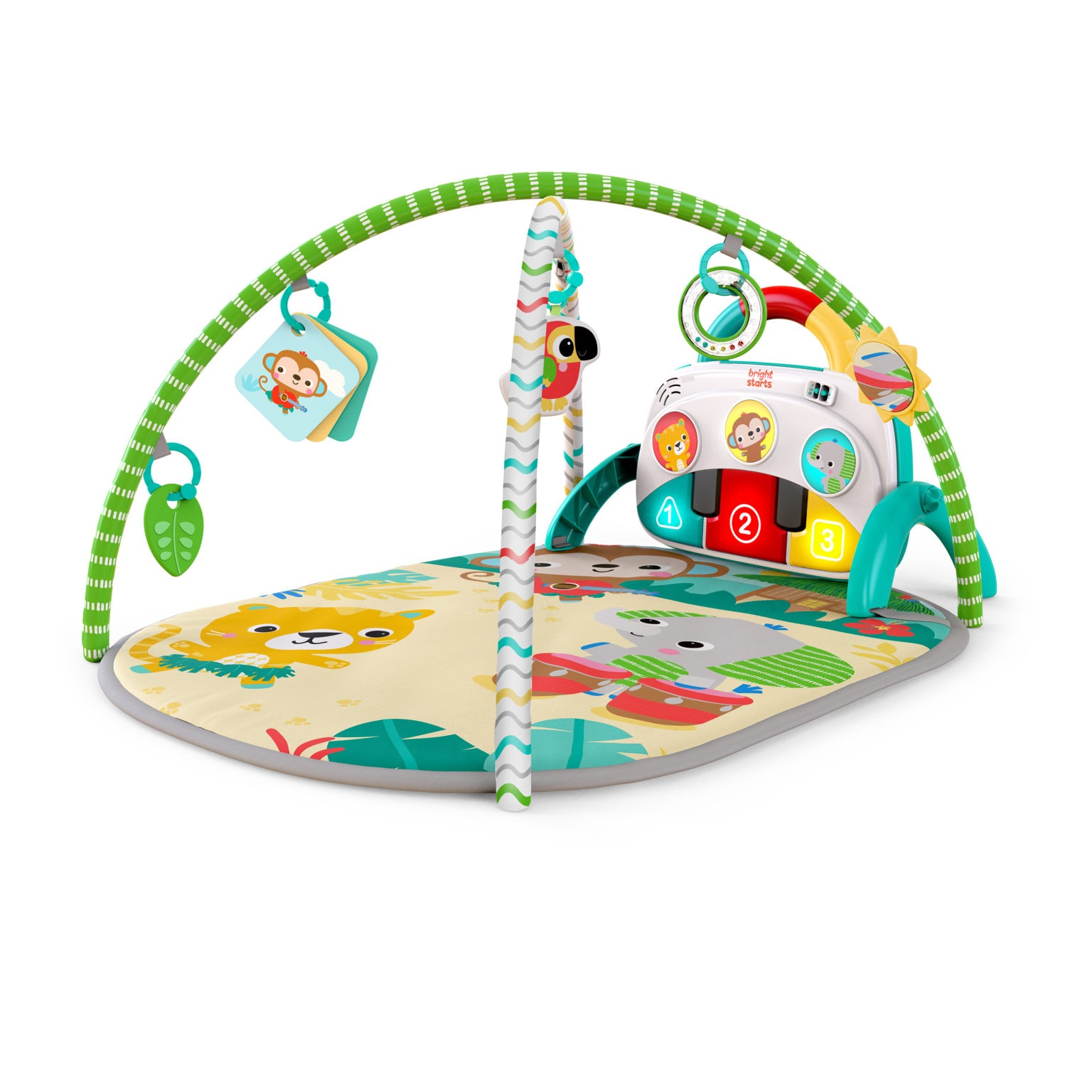 Bright Starts - 4-in-1 Groovin’ Kicks Piano & Drum Kick Gym (12612)