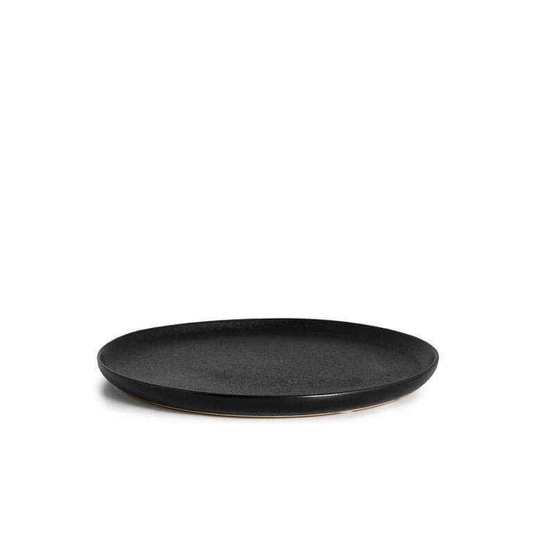 Stoneware plates - Small, Black