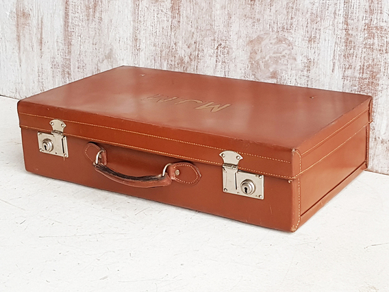 Brown Vintage Suitcase Brown