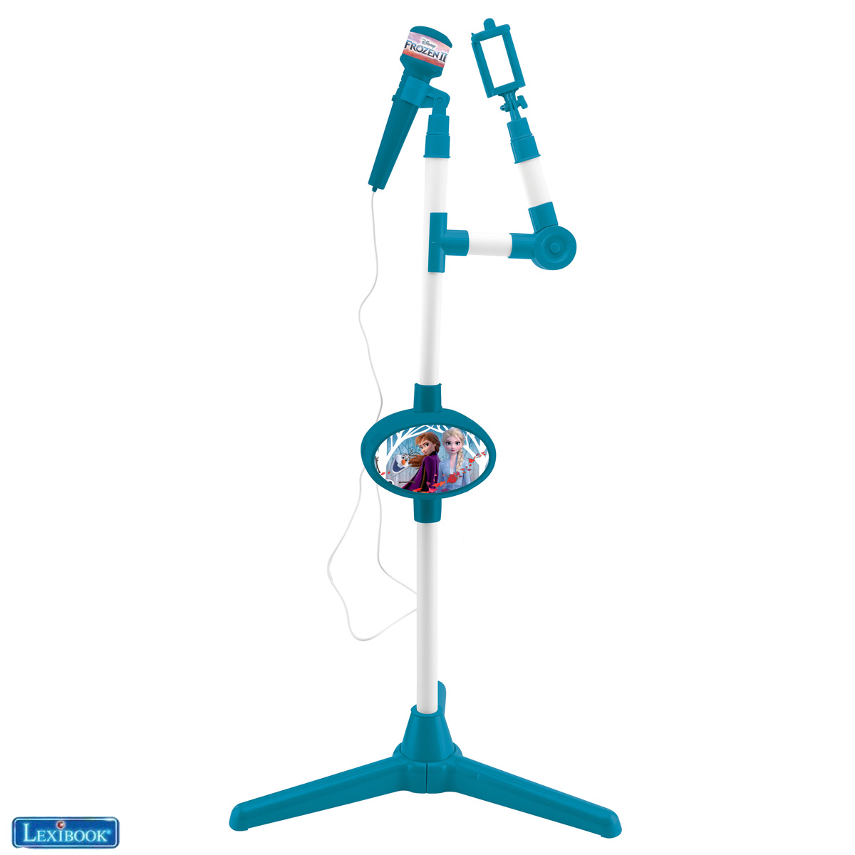 Lexibook - Frozen microphone with luminous stand, built-in speaker, sound effects (S150FZ)
