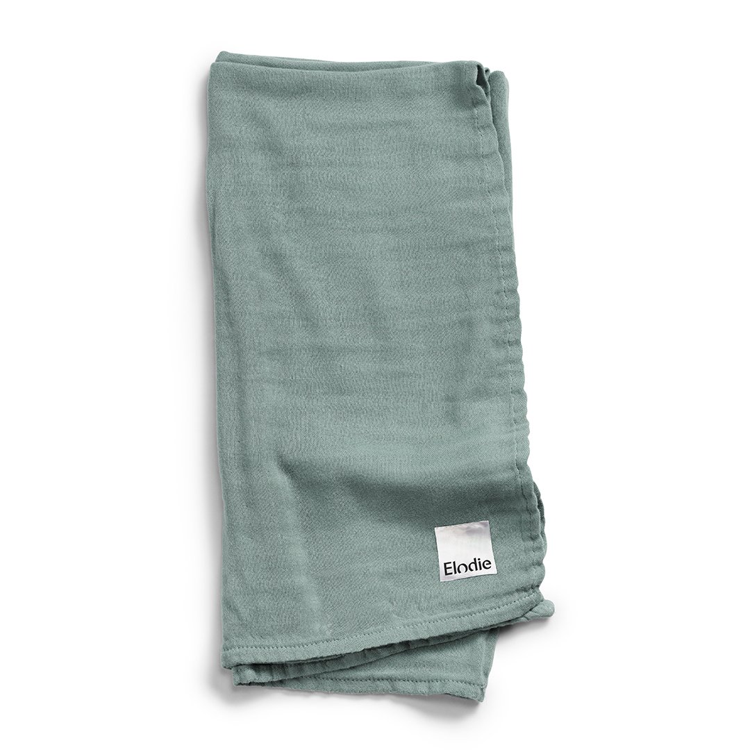 Elodie Details - Bamboo Muslin Blanket - Mineral Green