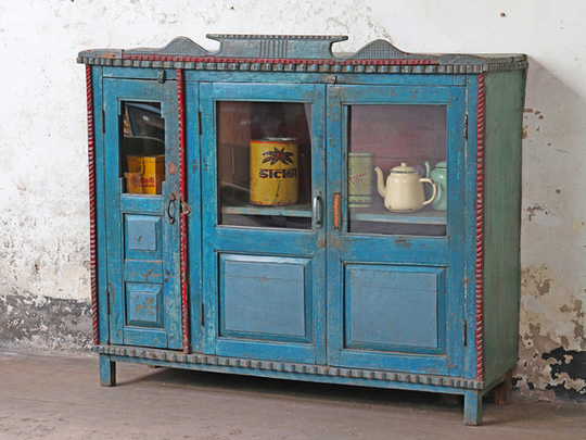 Decorative Blue Display Cabinet Blue