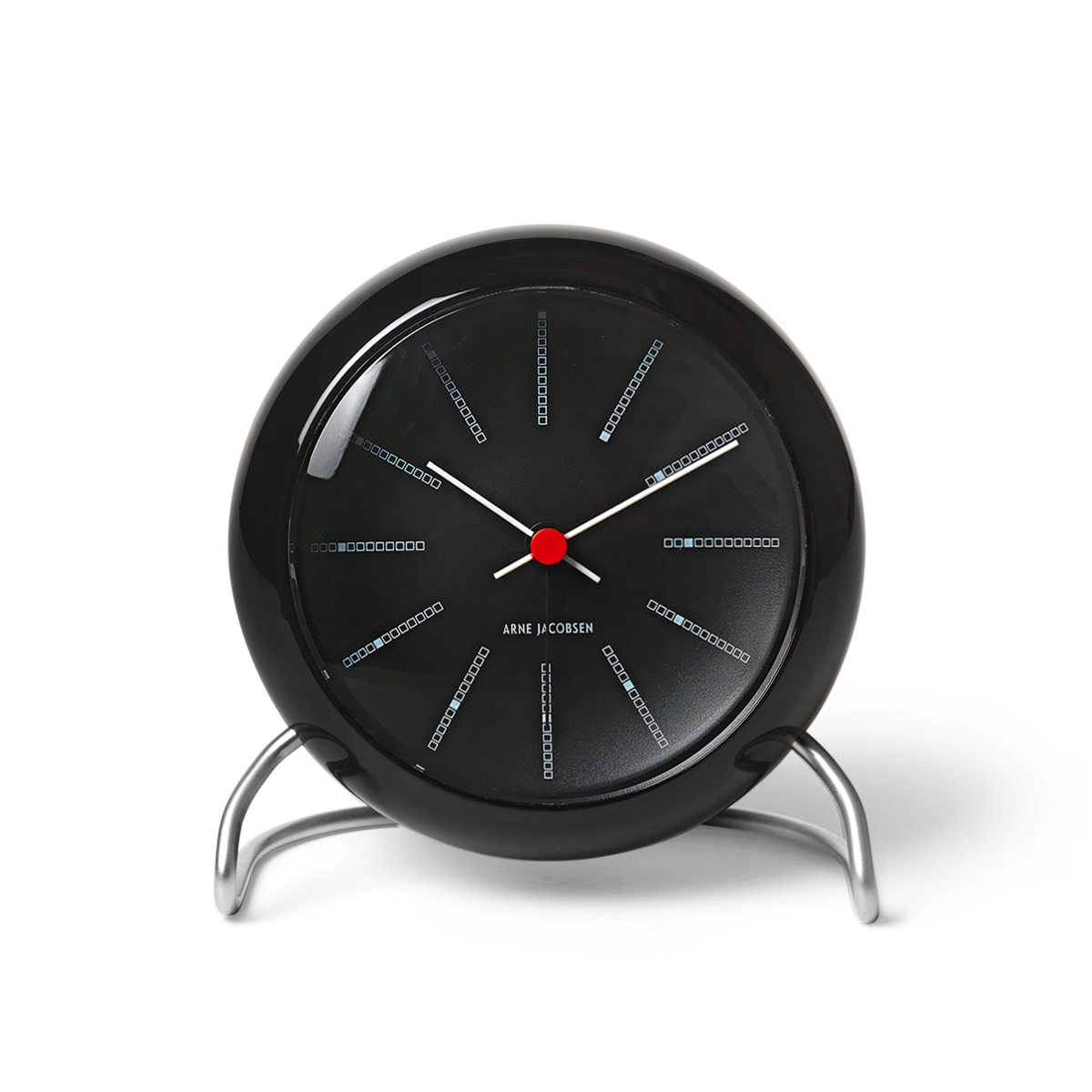 Arne Jacobsen - Bankers Table Clock - Black (43680)
