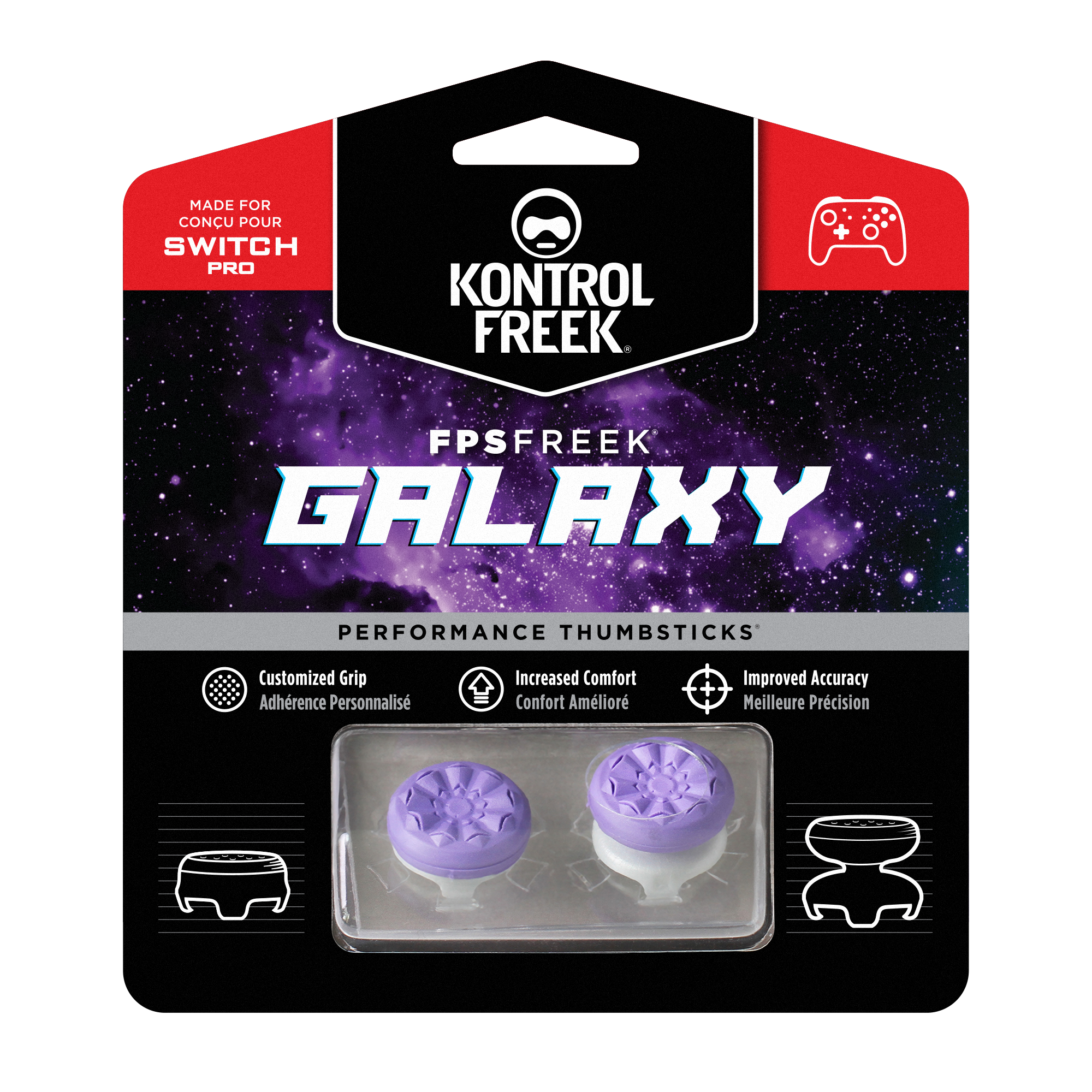 KontrolFreek Nintendo Switch Pro FPS Galaxy Inferno