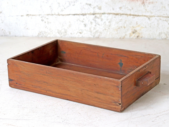 Re-purposed Tray - Small Brown