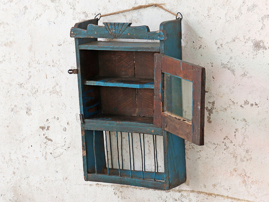 Small Blue Wall Cabinet Blue