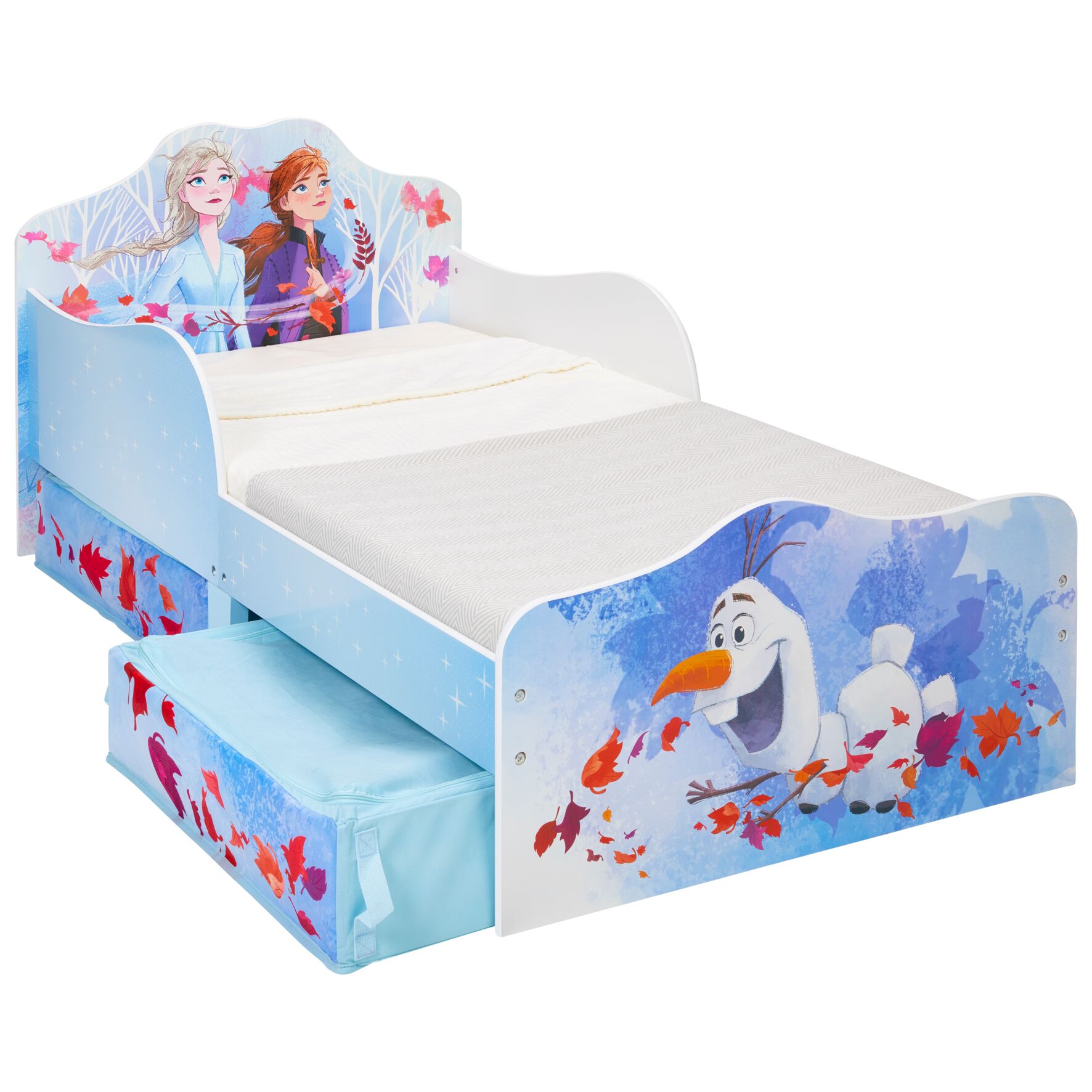 Disney Frozen - Kids Toddler Bed with Storage (509FZO01EM)