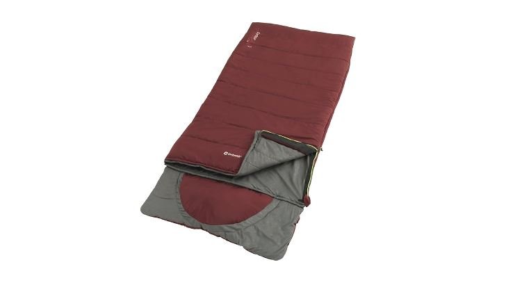 Outwell - Contour Lux "R" Sleeping Bag 2021 - Red (230383)
