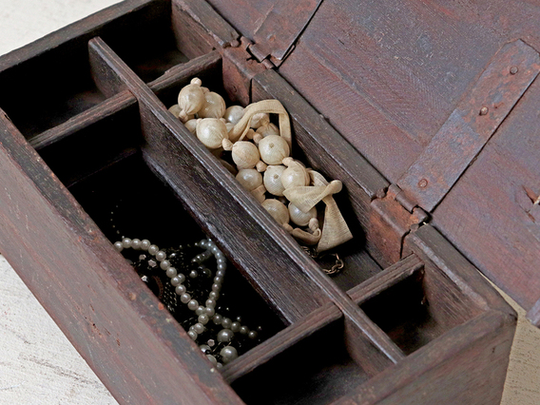 Vintage Jewellery Box Brown