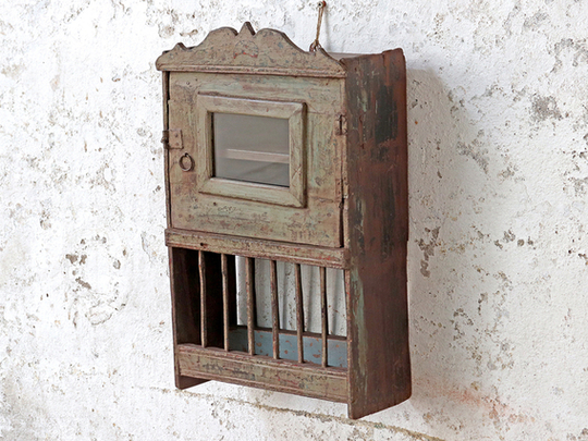 Rustic Wall Cabinet Grey