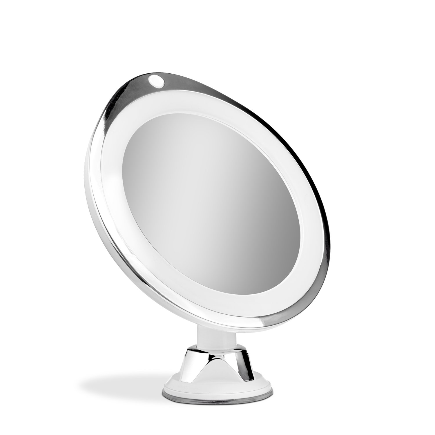 Gillian Jones - Chrome Suction Mirror x 7 w. LED Light