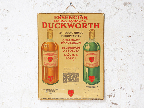Vintage Duckworth Essences Poster Brown Medium