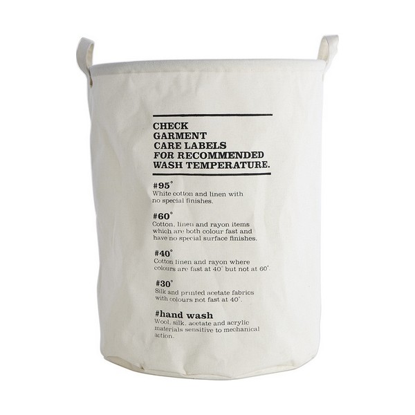 House Doctor - Laundry Bag Wash Instructions (ls0123)