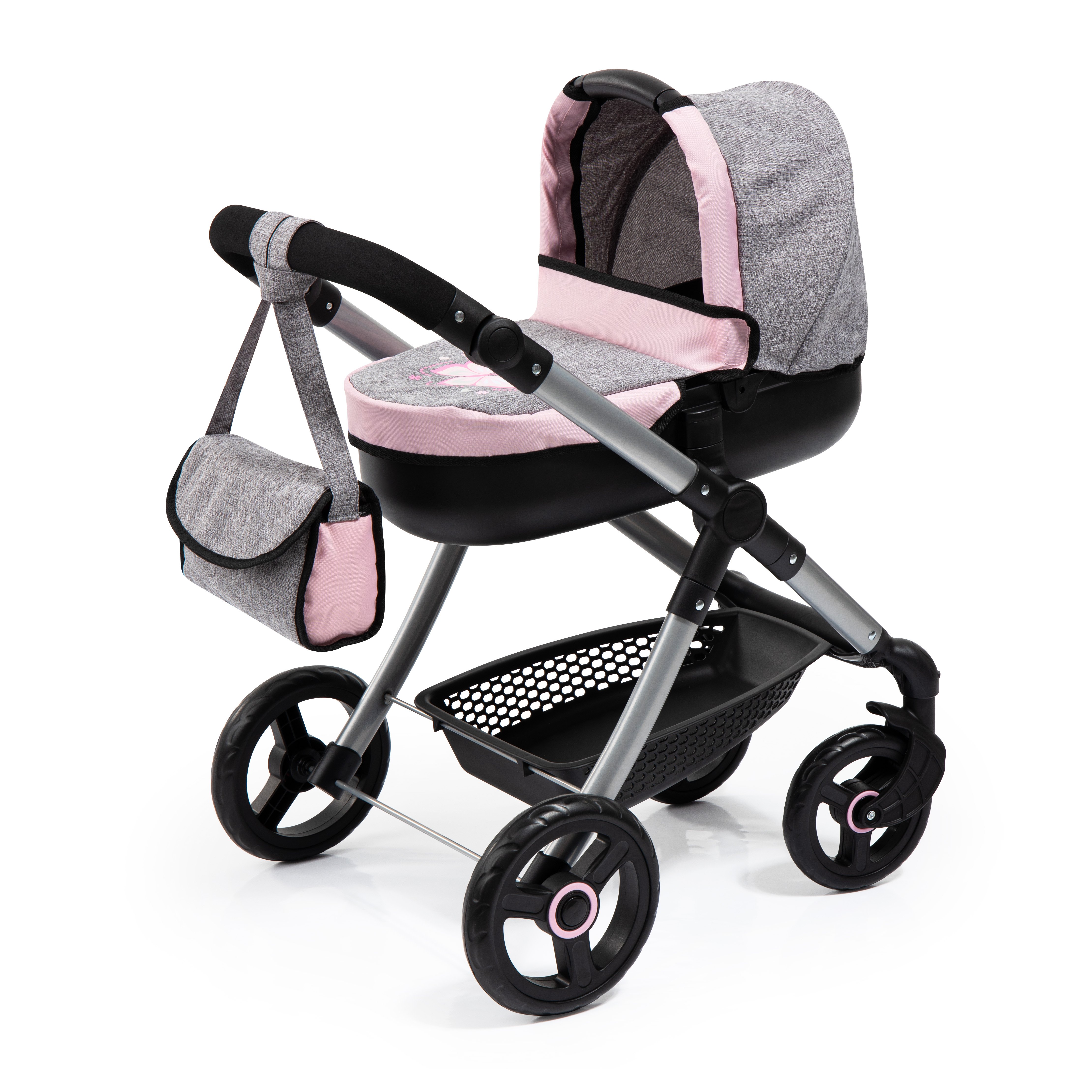 Bayer - Dolls Pram - Style - Grey (12633AA)