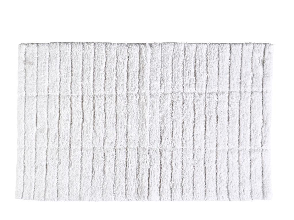 Zone - Tiles Bath Mat - White ( 13535)
