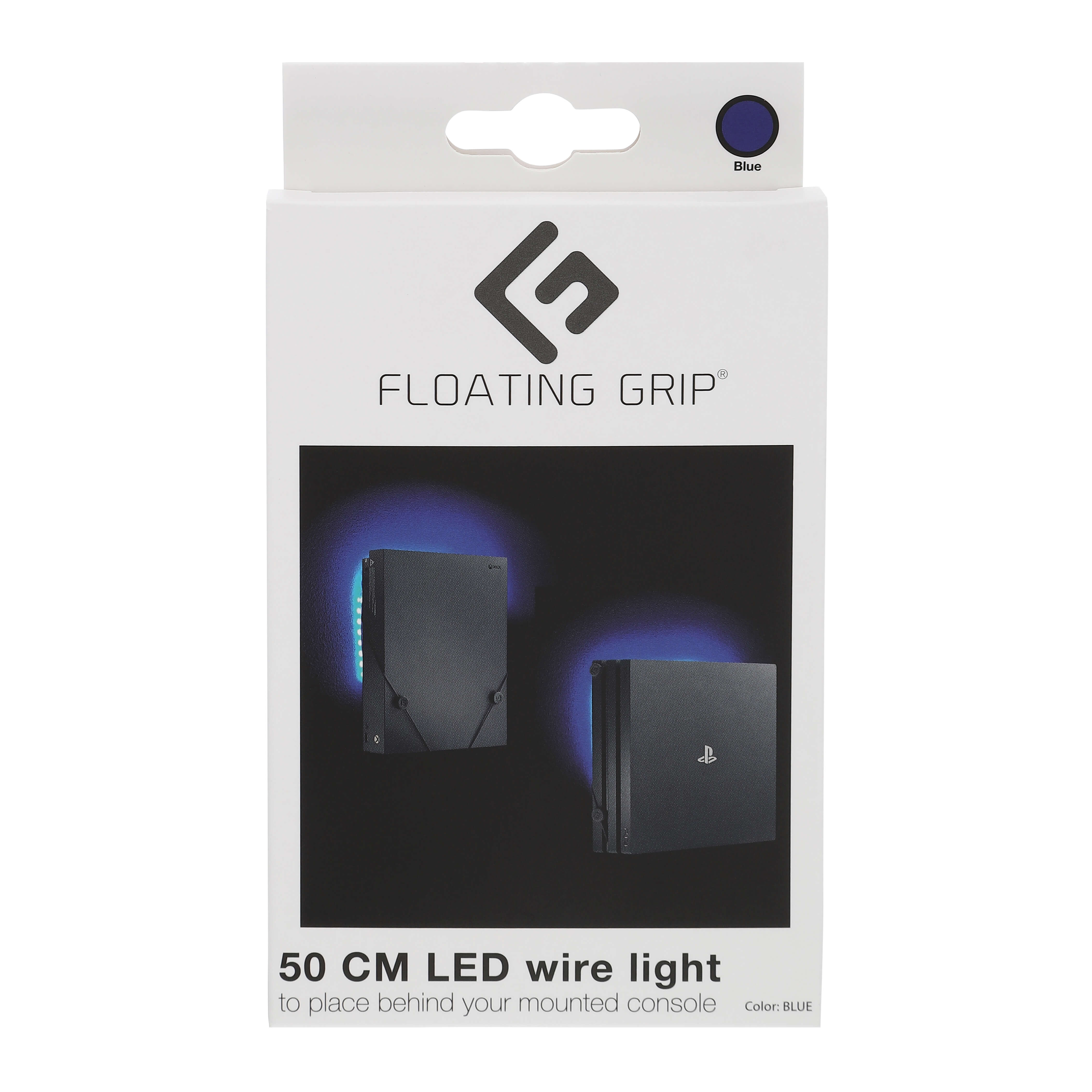Floating Grip Led Wire Light with USB Blue
