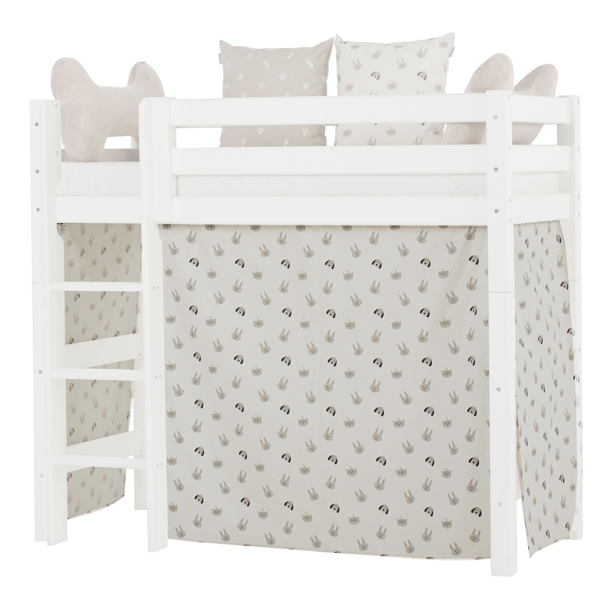 Hoppekids - Play Curtain Mid-High Bed 70x160 cm - Pets Pristine