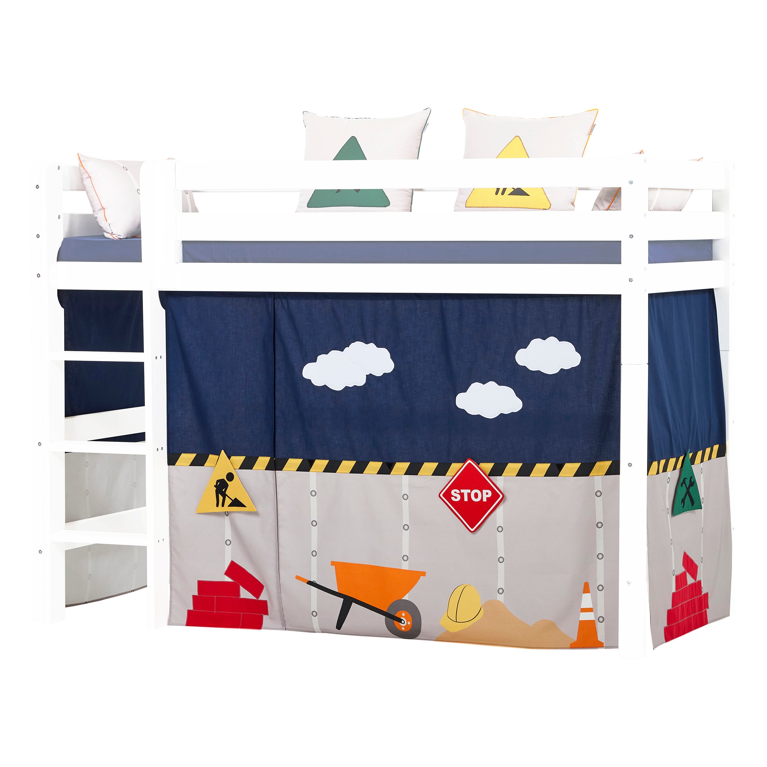 Hoppekids - Play Curtain Mid-High Bed 90x200 cm - Construction