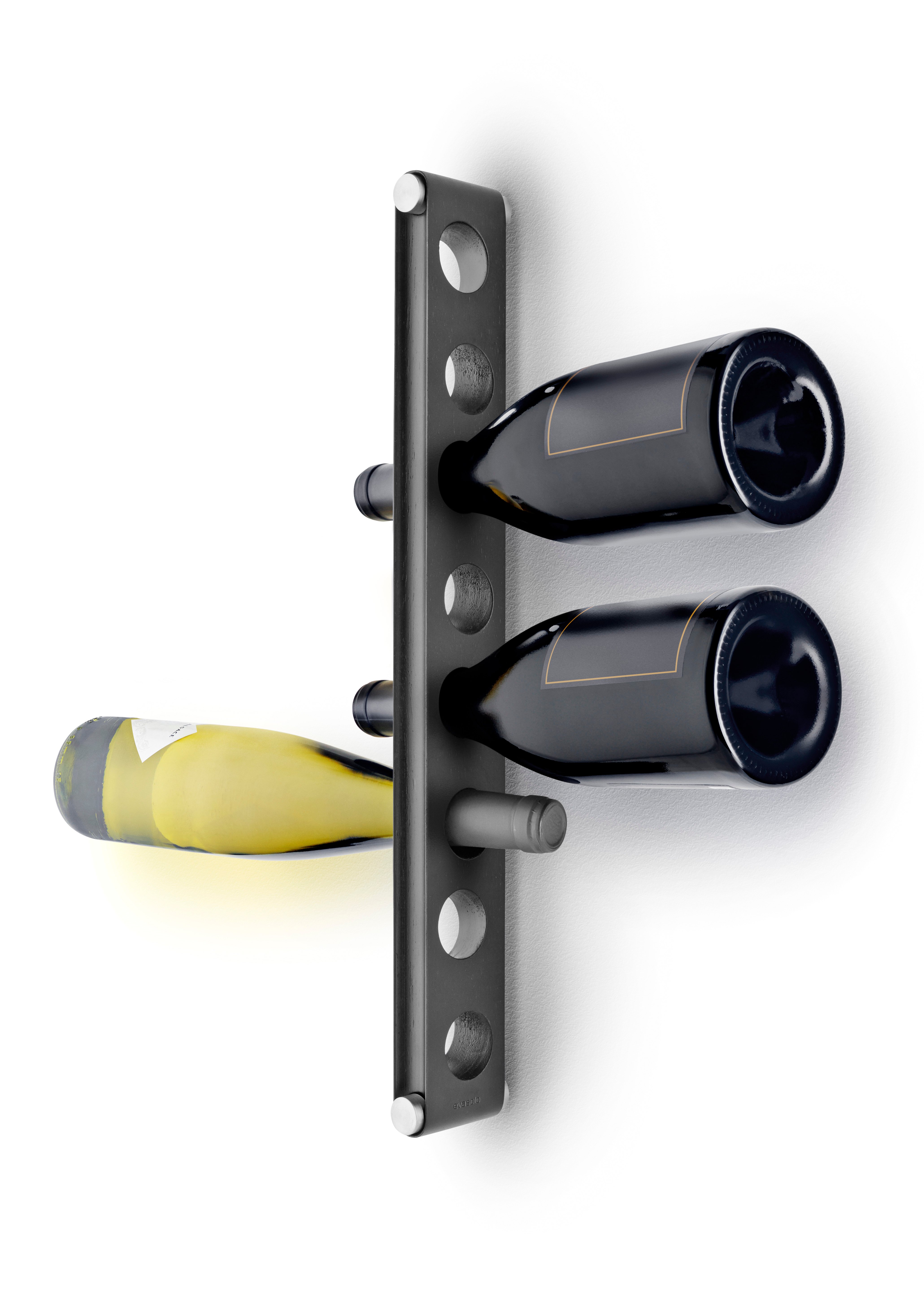 Eva Trio - Nordic Kitchen Haning Wine Rack - Black (520419)
