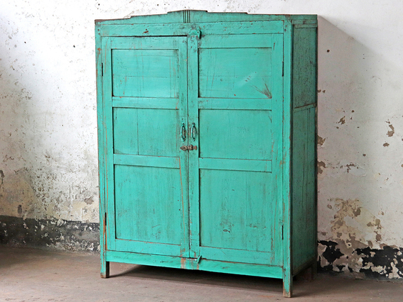 Rustic Bedroom Wardrobe Green