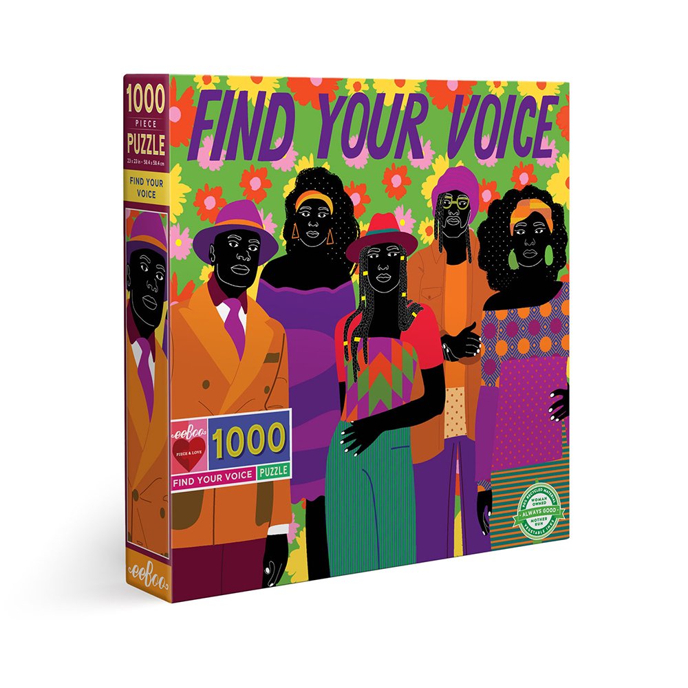 eeBoo - Puzzle 1000 pcs - Find Your Voice (EPZTFRV)