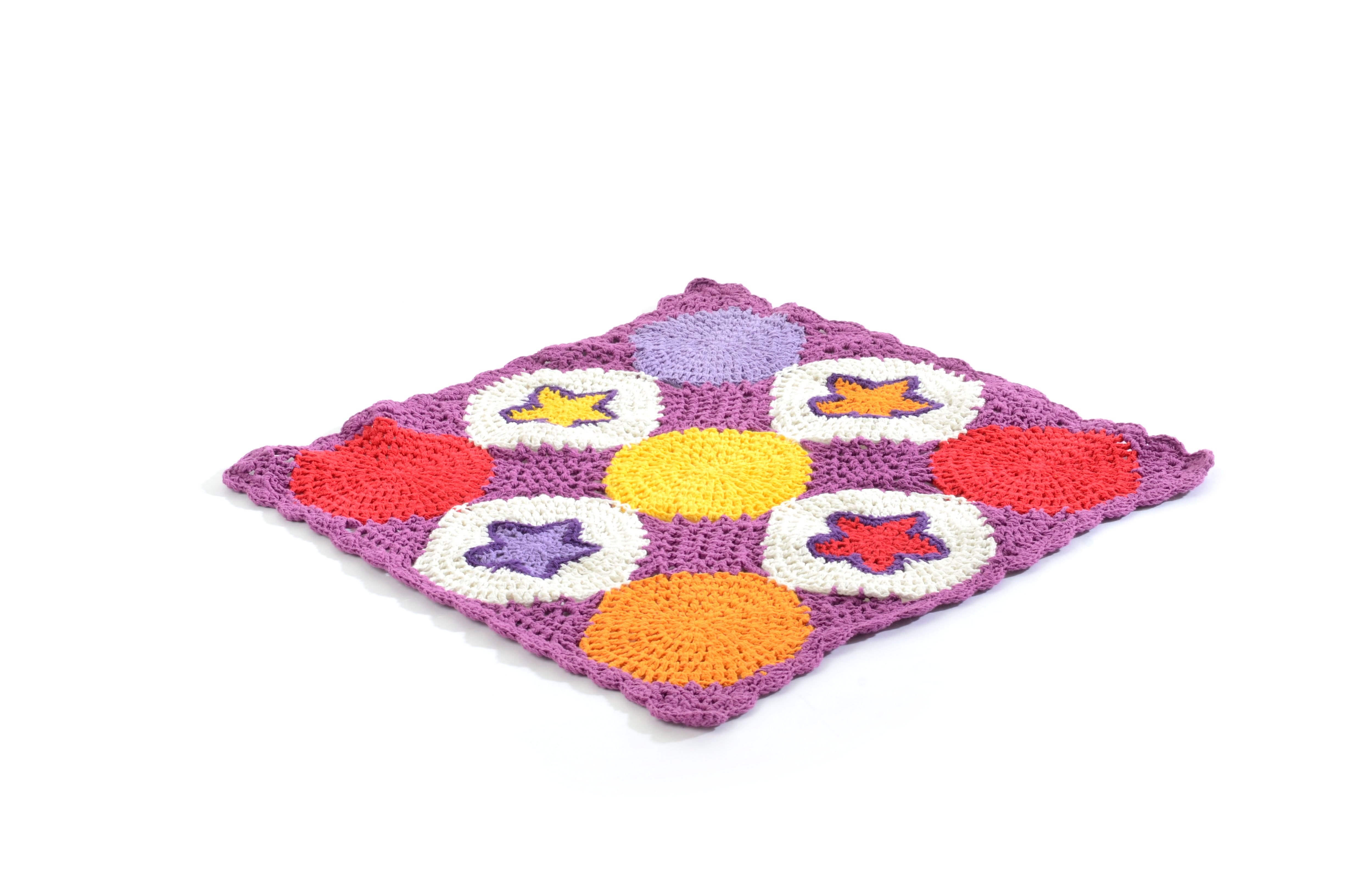 Smallstuff - Knitted Doll Blanket - Syren