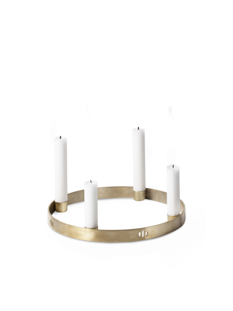 Ferm Living - Circle Candle Holder Small - Brass (5725)
