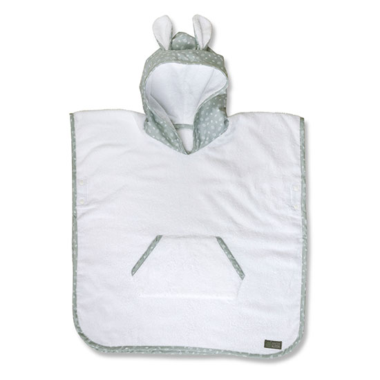 Vinter & Bloom - Nordic Leaf Towel Poncho - Mild Green