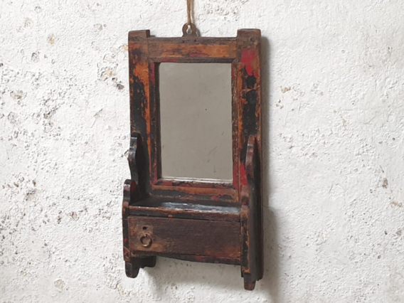 Small Black Wall Mirror