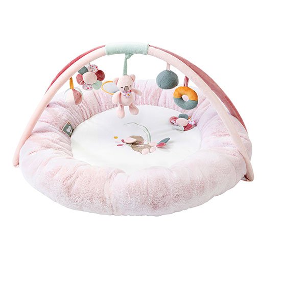 Nattou - Round Baby Activity Play Mat - Iris & Lali