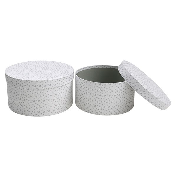 Vinter & Bloom - Forest Friends Storage Boxes - Grey Leaf
