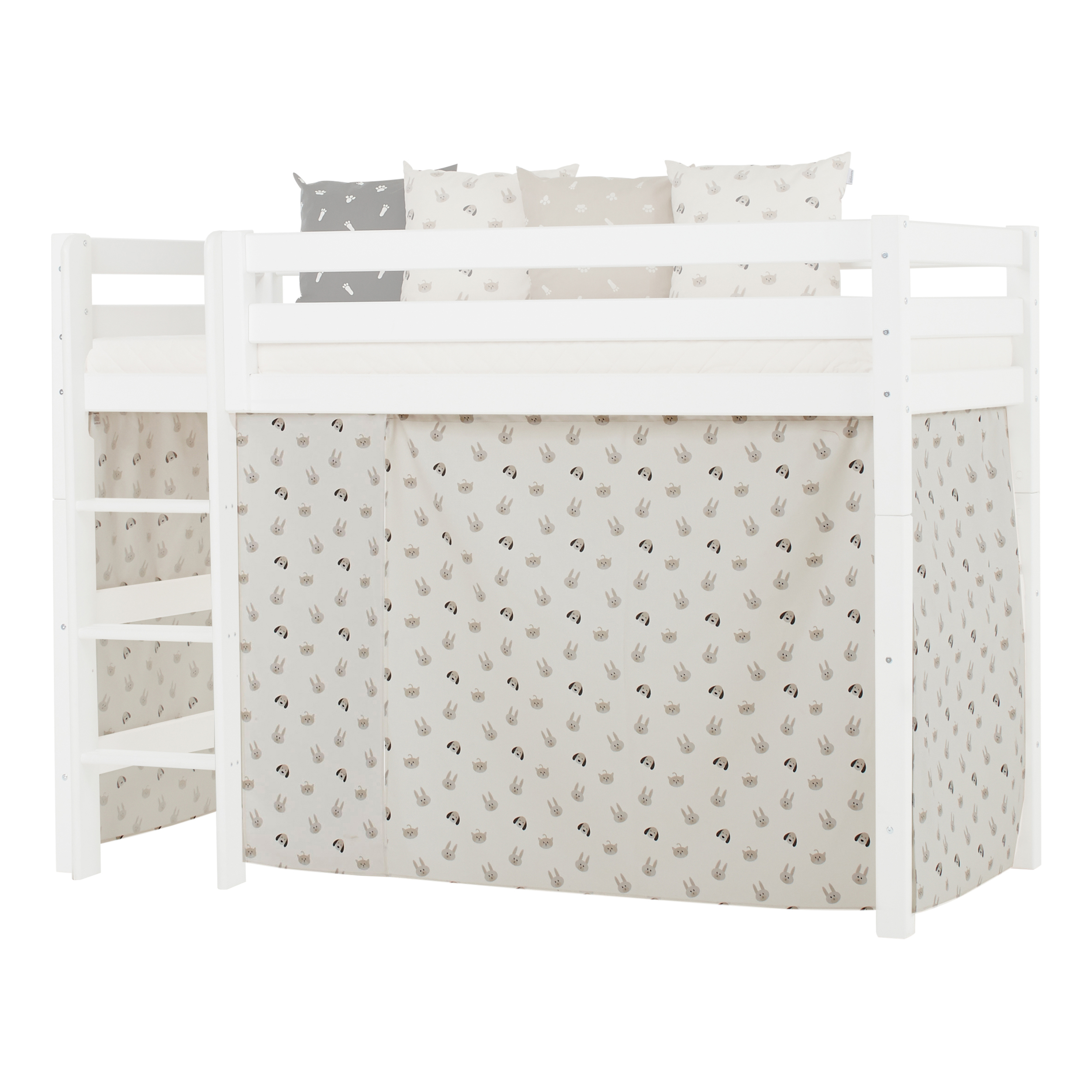 Hoppekids - Play Curtain Mid-High Bed 90x200 cm - Pets Pristine