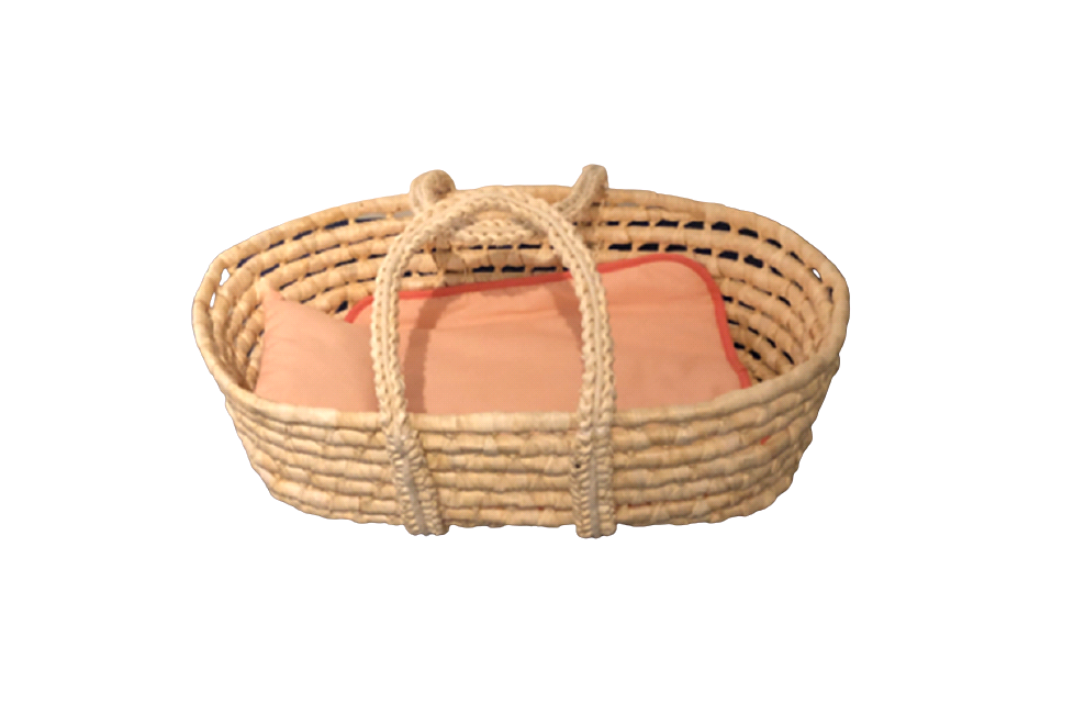 Happy Friend - Wicker Moses Basket (504318)