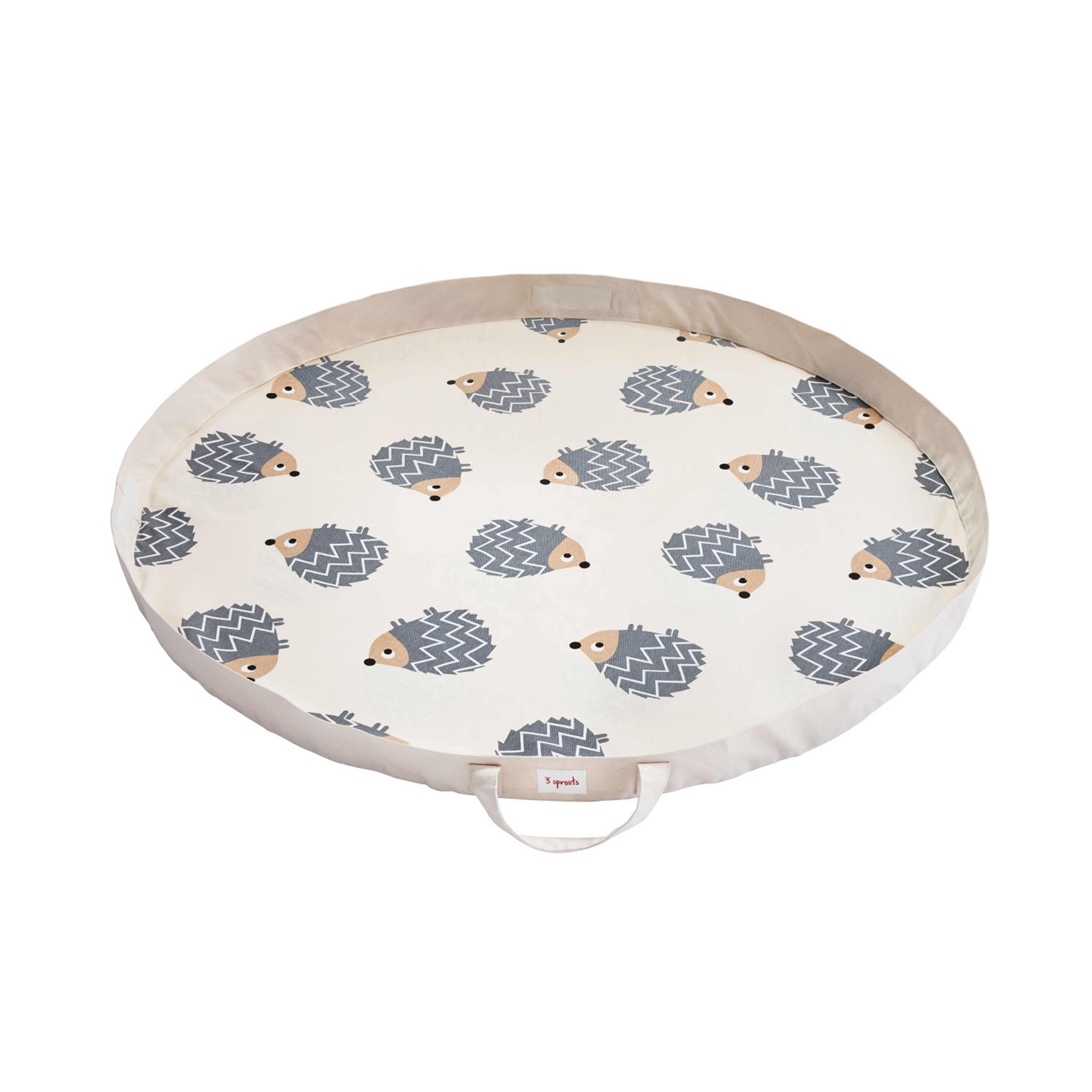 3 Sprouts - Play Mat Bag - Hedgehog