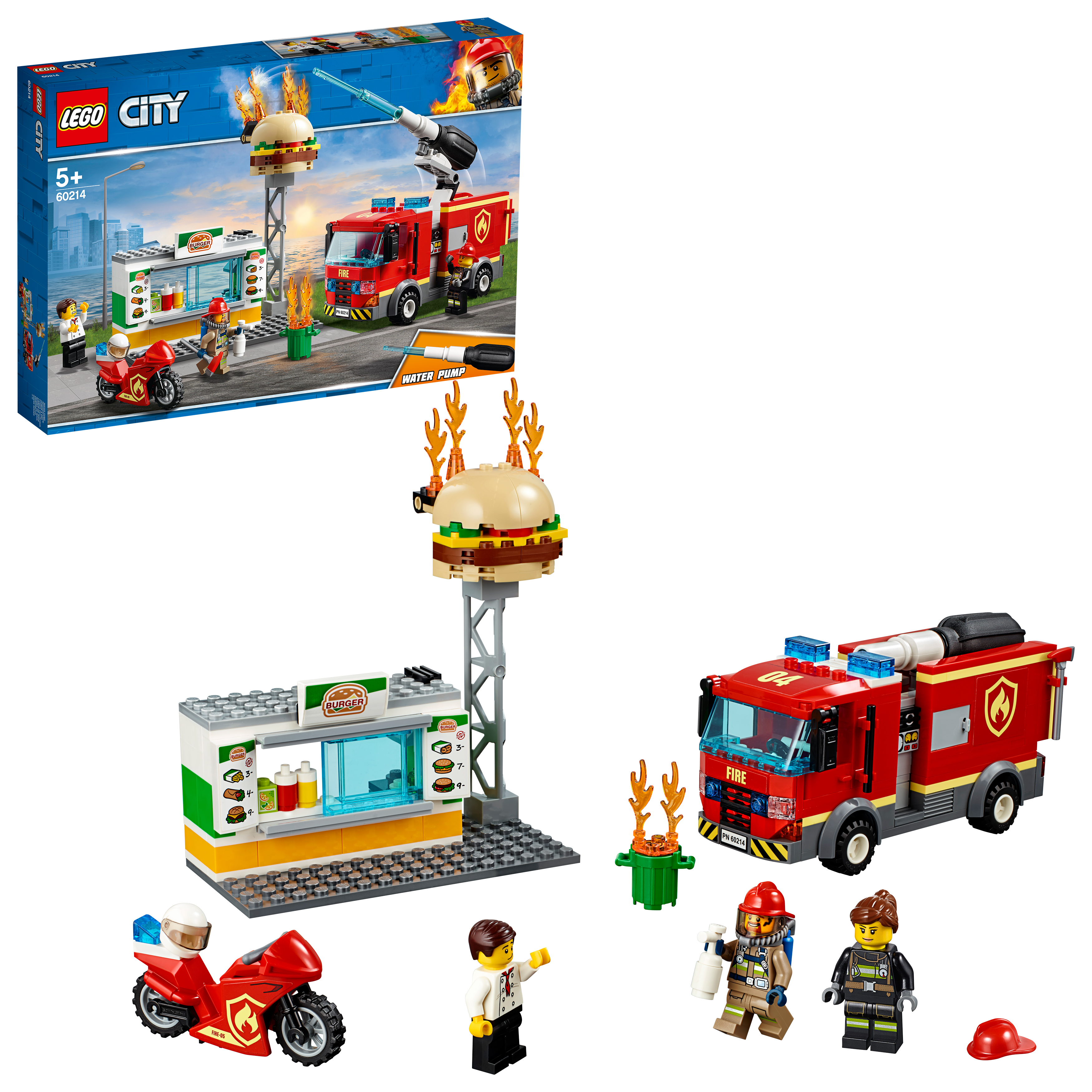 LEGO City - Burger Bar Fire Rescue (60214)