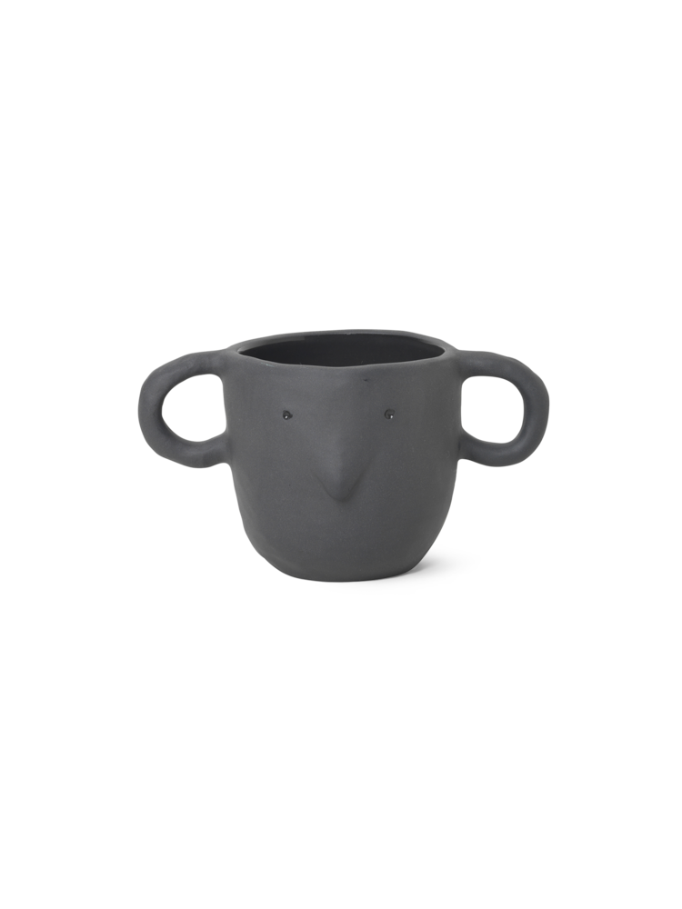Ferm Living - Mus Plant Pot Small - Dark Grey (100099104)