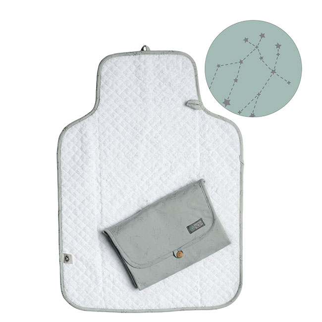 Vinter & Bloom - Northern Lights Changing Mat - Nova Green