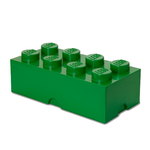 Room Copenhagen - LEGO Storeage Brick 8 - Dark Green (40041734)