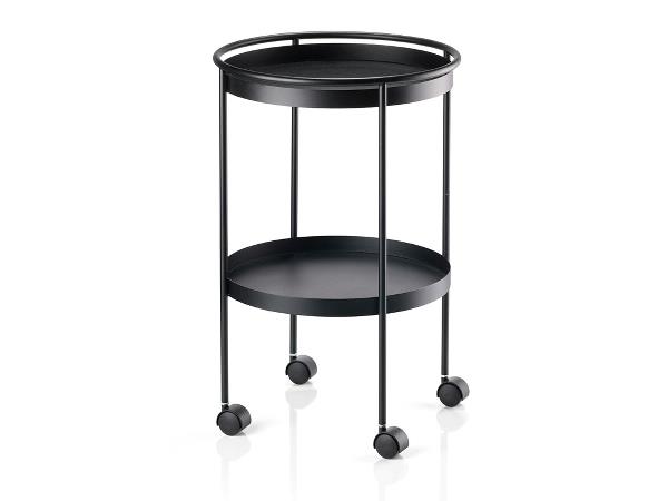 Zone - Rocks Serving Cart With Wheel - Black (12402)