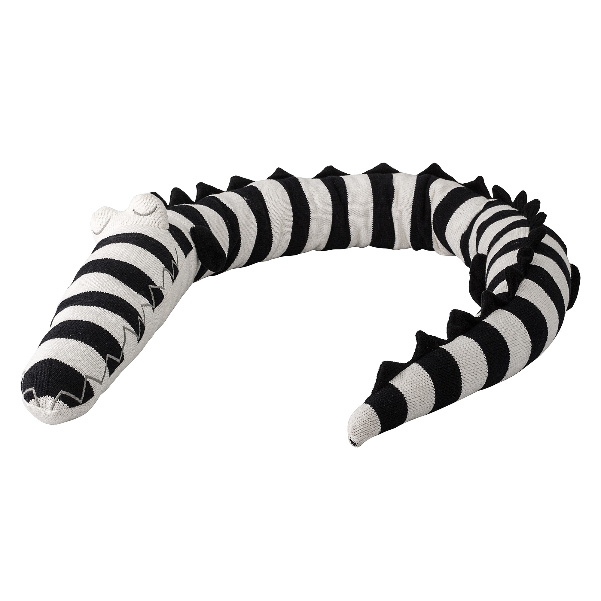​Bloomingville - Soft Toy Cot Bumper - Black/White (75118351)