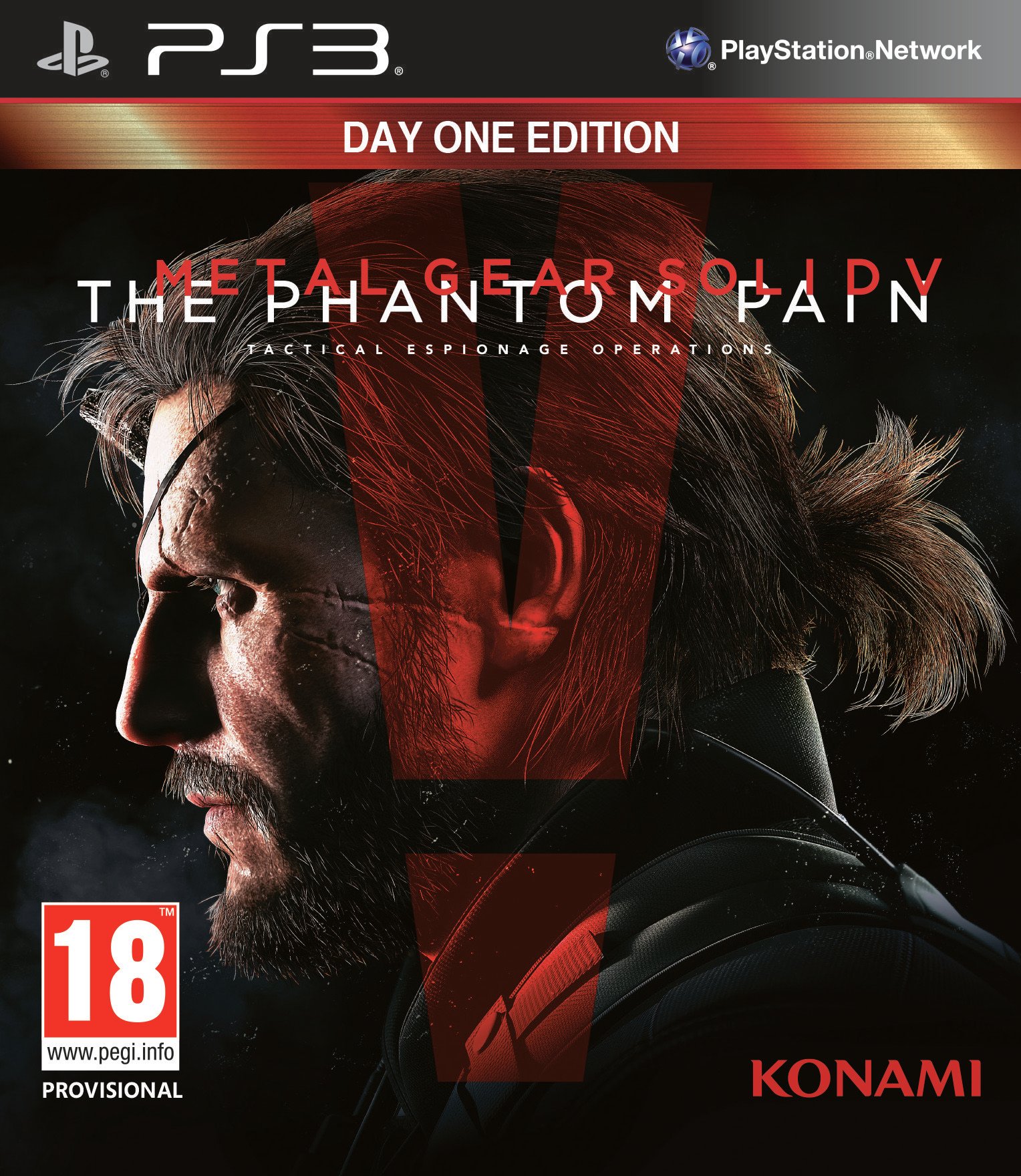 Metal Gear Solid V (5): The Phantom Pain - Day One Edition with Steel Case