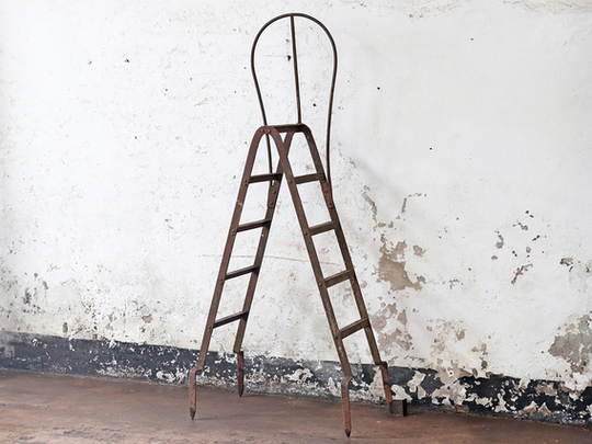 Antique Wought Iron Ladder